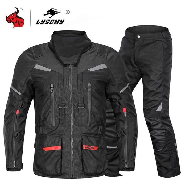 

lyschy мотоциклетная куртка мужчины мотокросс куртка мото костюм мотоцикл езда мотоцикл защита для 4 сезона
