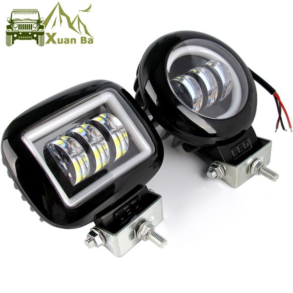 

xuanba 6d lens 5 inch led work light niva 4x4 offroad bar for car off road 4wd trucks atv suv 12v 24v trailer waterproof driving lights