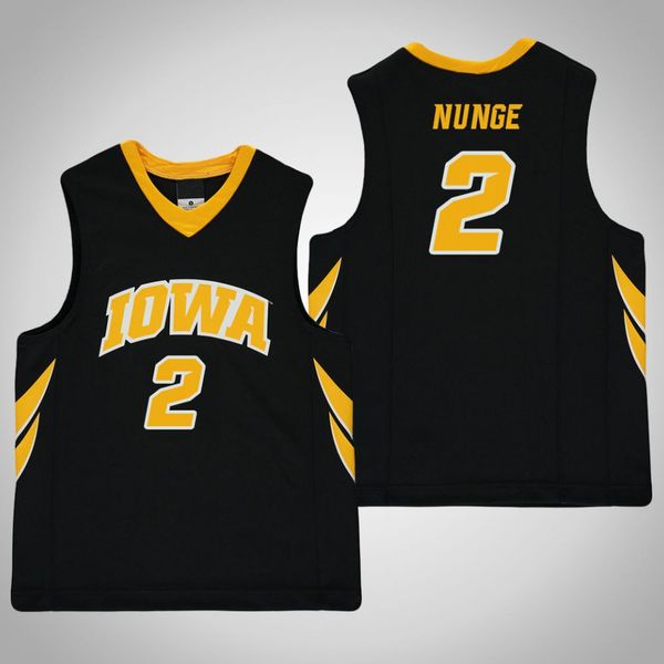 

iowa hawkeyes kids dom uhl isaiah moss jack nunge bohannon youth black stitched college basketball jersey
