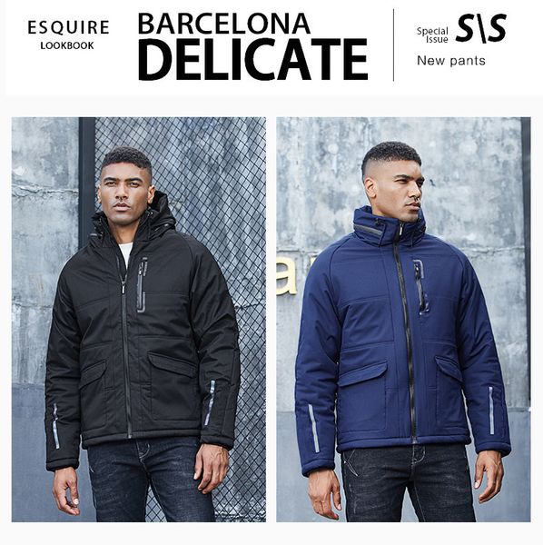 

роскошные дизайнерские куртки мужской марки пуховика с neo letters роскошных зимних пальто спортивного бренд parkas топы мужского clothings, Black