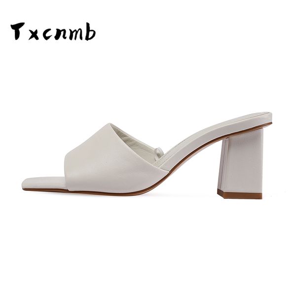 

txcnmb women supper high heeled new genuine leather women sandals party fish 2020 spring summer fashion shoes woman, Black