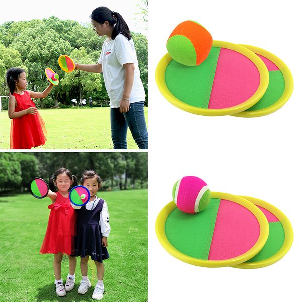 

паая-игрушка шарик ракетка sucker липкого шарик открытого beach garden pool toy родитель и ребенок обучающие семьи бросьте ball game
