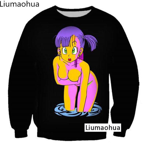 

anime dragon ball autumn new sweatshirt black men's wear women's cartoon character 3d print fashion sweatshirt