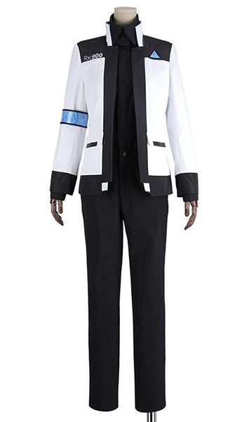 

стань человеком connor rk900 куртки униформа косплей костюм, Black