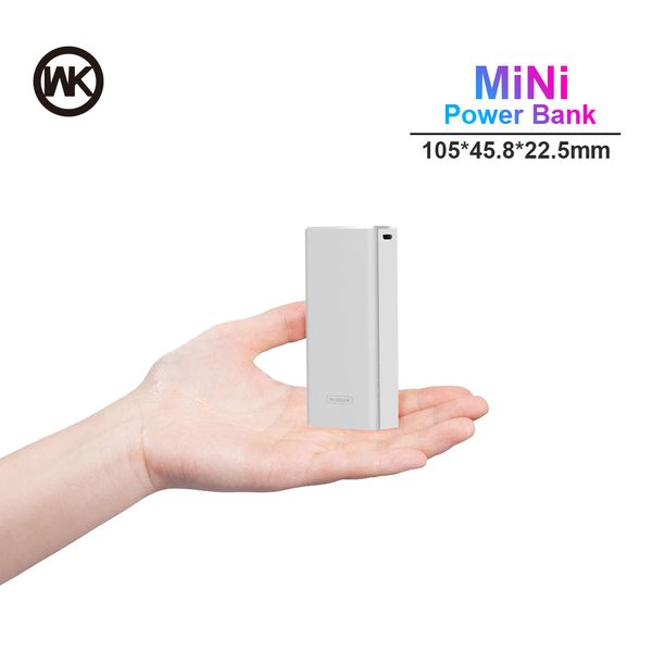 

wk power bank mini 10000mah portable charger powerbank for iphone xiaomi mi power bank external battery pack poverbank solar