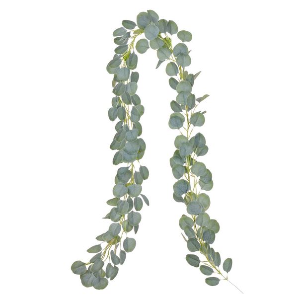 

artificial eucalyptus garland eucalyptus leaves, handmade vine, green leaves garland, wedding wall decor