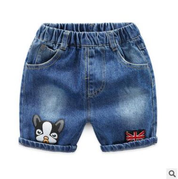 Compre Chicos Pantalones Cortos Jean 2019 Verano Ninos Perro De