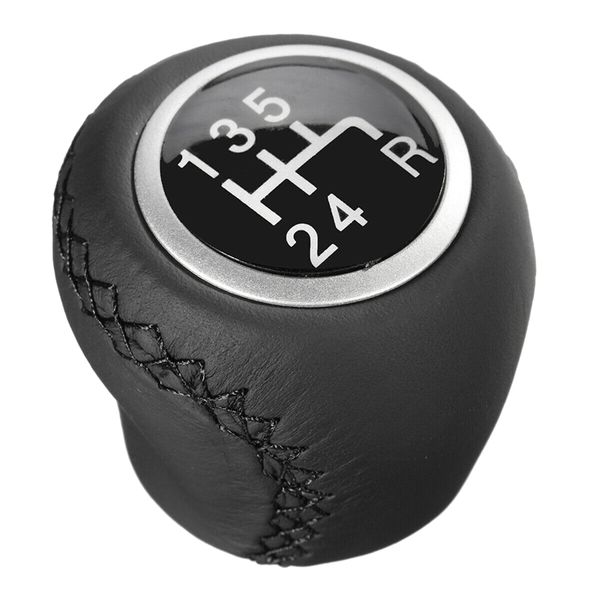 

5 speed leather gear shift knob for grande punto 2006-12