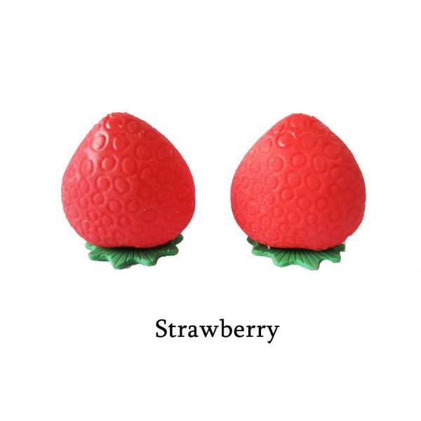 

strawberry rubber eraser removable eraser kawaii stationery school supplies apelaria gift toy for kids penil eraser toy gifts