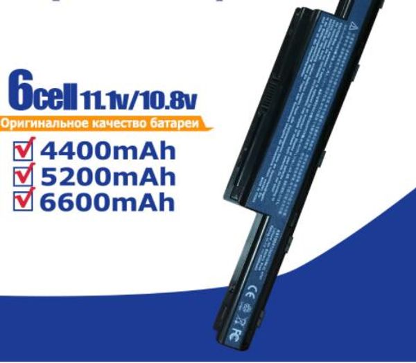 

6600mah 6 cell battery for acer emachines d440 d528 e640 e642 e644 e650 e730 e730g e732 e732g e732z e732zg g640 g730 g730g