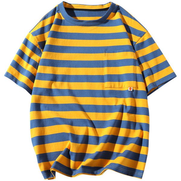 

men tees short sleeved clothes mens striped clothing mens striped t shirts summer fashion embroidery designer, White;black