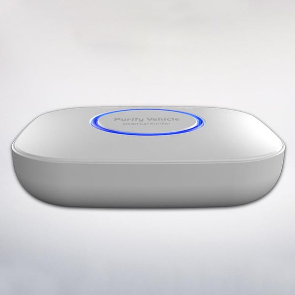 

car air purifier eliminate odor filter dust diffuse aroma kill bacteria negative oxygen ion cleaner