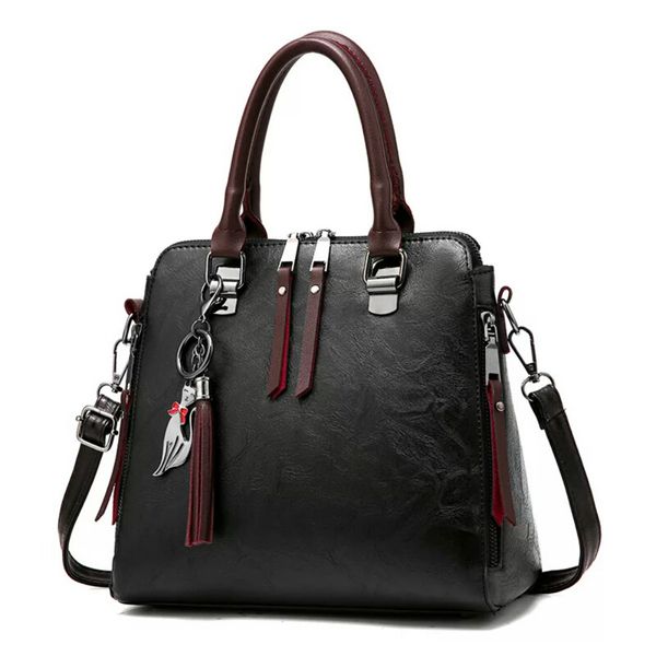 

2019 new fashion women bags tassel shoulder bag for female luxury handbags quality pu leather ladies messenger bags casual tote