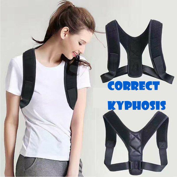 

new men women body wellness back posture correction shoulder corrector support brace belt therapy back straight shoulders braces