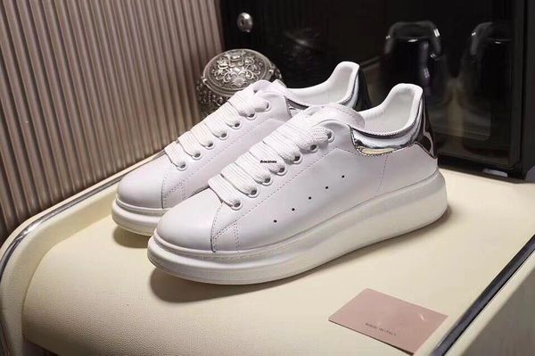 

more style model shoes men and women genuine leather shoes ing, Black