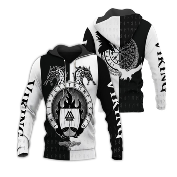

t-magic brand fashion warrior tattoo 3d printed shirts casual 3d print hoodies/sweatshirt/zipper man women 04, Black
