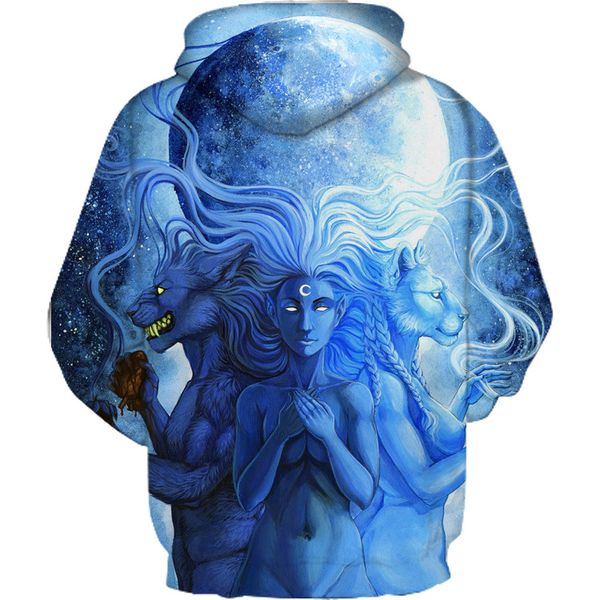 

new 3d digital printing children's hooded sweater children's clothing sweater bottoming shirt baseball uniform cool and comfortabl, Black