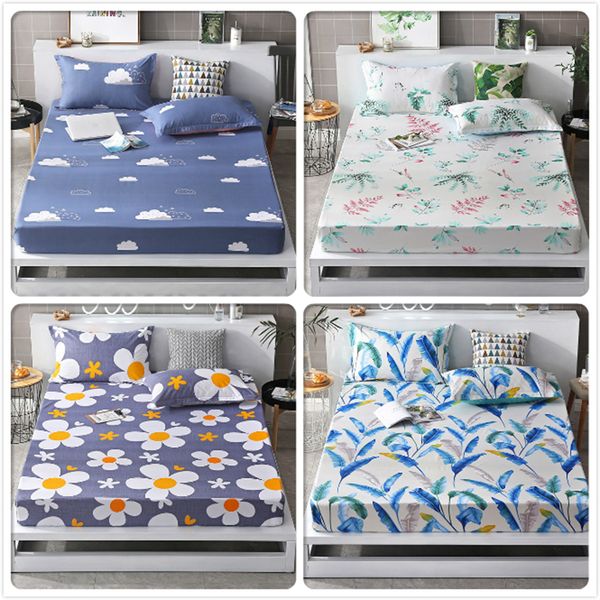 

новый 1 шт. подогнанный лист один двойной полный двойной размер наматрасник с резиновой резинкой дети детский 1.2 м. 1.35 м. 1.5 м. кровать