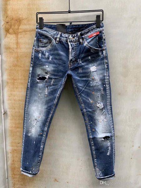 

Wholesale Mens Designer Pants New Style Casual Skinny Sweatpants Letters Printing Mens Designer Jeans Drop Crotch Jogging Pants Mens Jeans