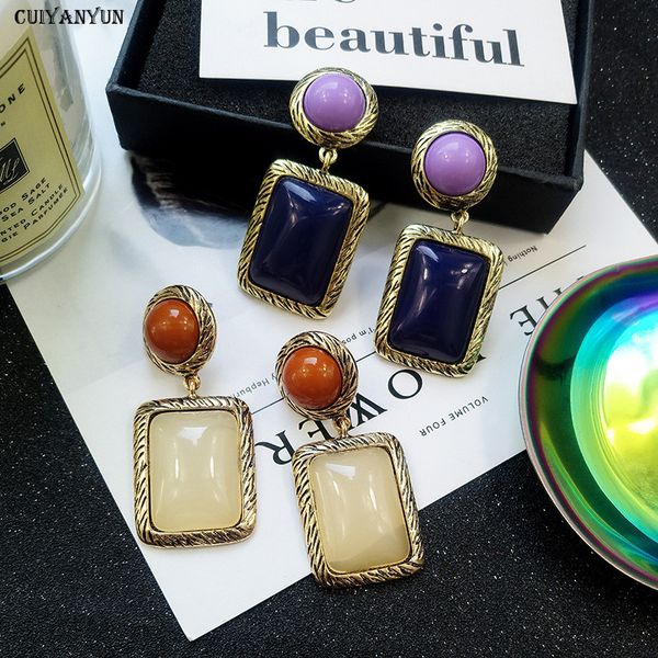 

старинные качают серьги для женщин 2019 моды серьги ювелирных изделий большого падения серьга brincos пункт в mulheres pendientes mujer aret, Silver