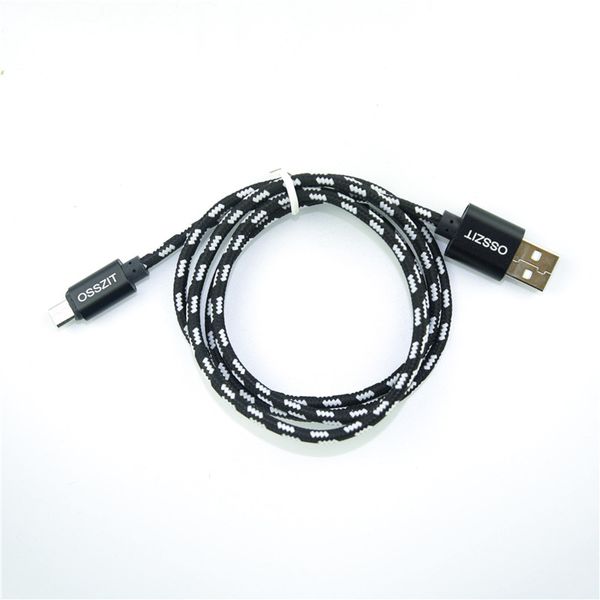 

osszit high speed micro usb cable type c to c charging adapter data sync metal charging phone adapter strong braided usb c charger