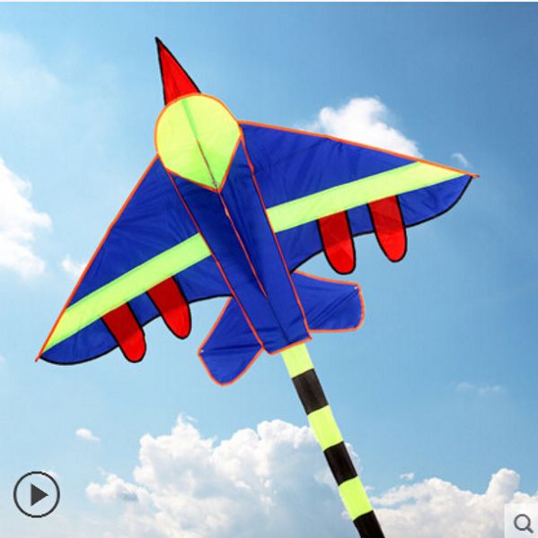 

long tails fighter kite children kites wholesale with handle line hcxkite factory outdoor colors