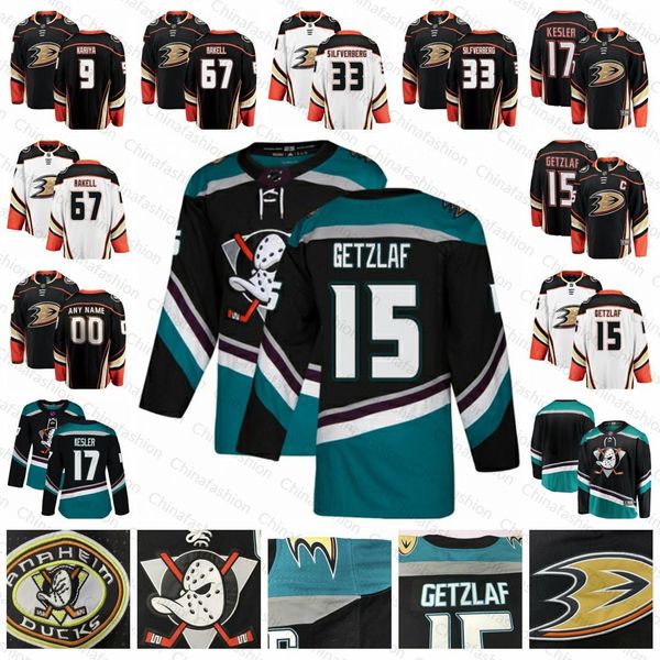 

mens women kids custom anaheim ducks jersey ryan getzlaf corey perry kesler teemu selanne paul kariya charlie gordon bombay hockey, Black;red