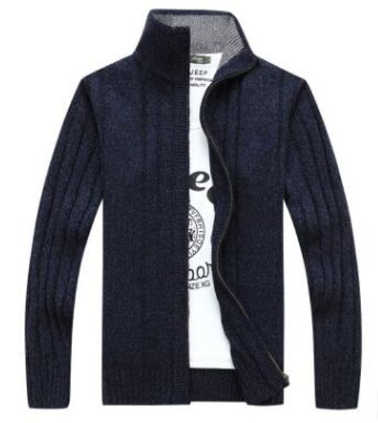 

тонкий свитер мужчины осень зима шерсть толстый мужской кардиган модная одежда верхняя одежда вязание sweter сплошной цвет дома -3xl, White;black