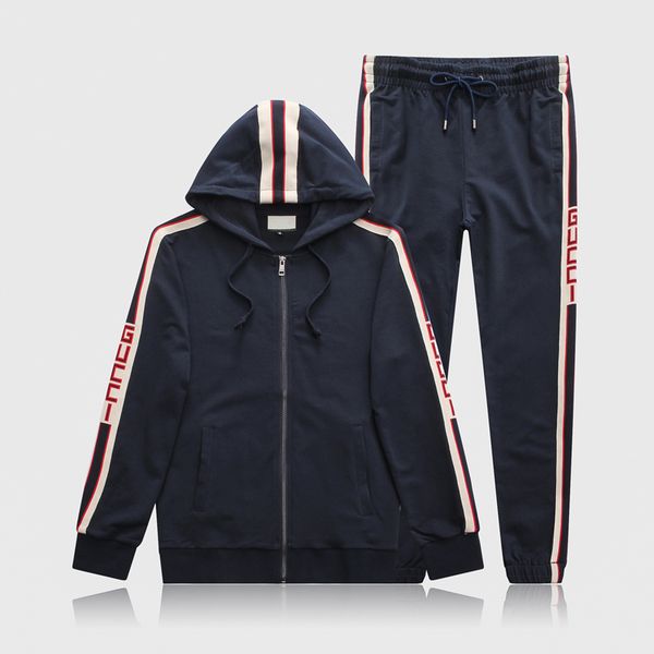 

men sportswear sportswear and sweatshirts autumn winter jogger sporting suit mens sweat suits tracksuits set plus size -3xl, Gray