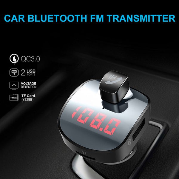 

5v/3.1a 12-24v aux input car bluetooth mp3 wireless truck car charger automotive mp3 player cigarette charger fm transmitter
