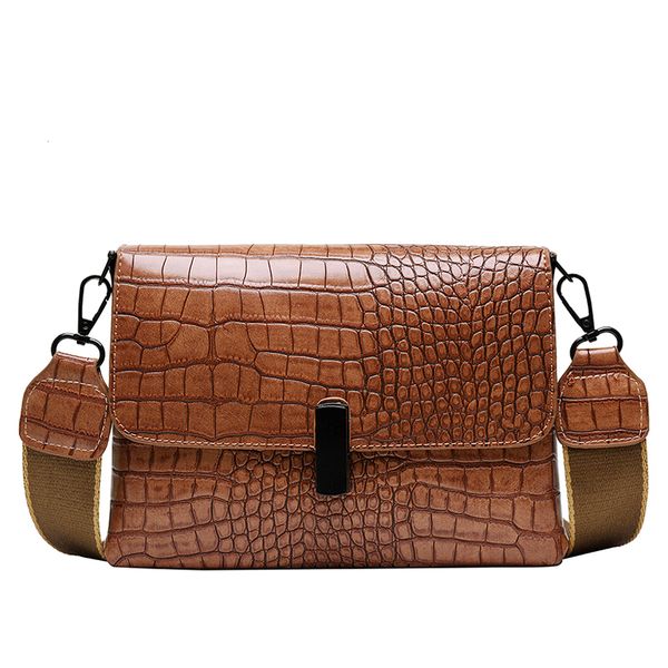 

luxury women's handbags alligator flap pu leather women's shoulder bags ladies 2020 designer messenger bag crossbody handbag