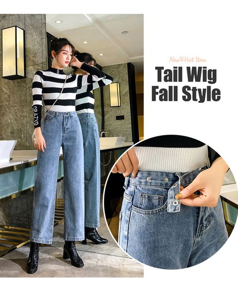 

navy blue women's tailored waist and hip princess jeans bk3418