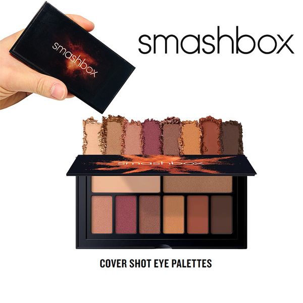 

2019 brand smashboxes ablaze cover spalette 8 colors desert-inspired eye palette 1pc/lot drop shipping long-wearing shadow palette
