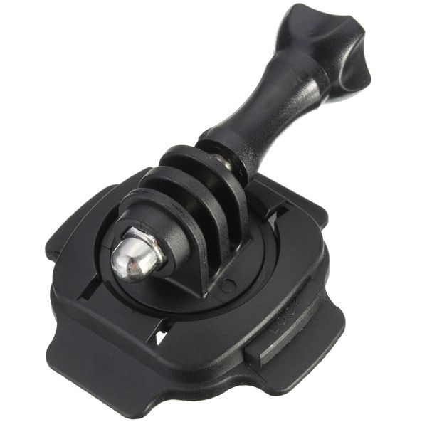 

360 degree helmet adjust mount 3m sticker knob adapter for hero 4 3+ 3 2 1