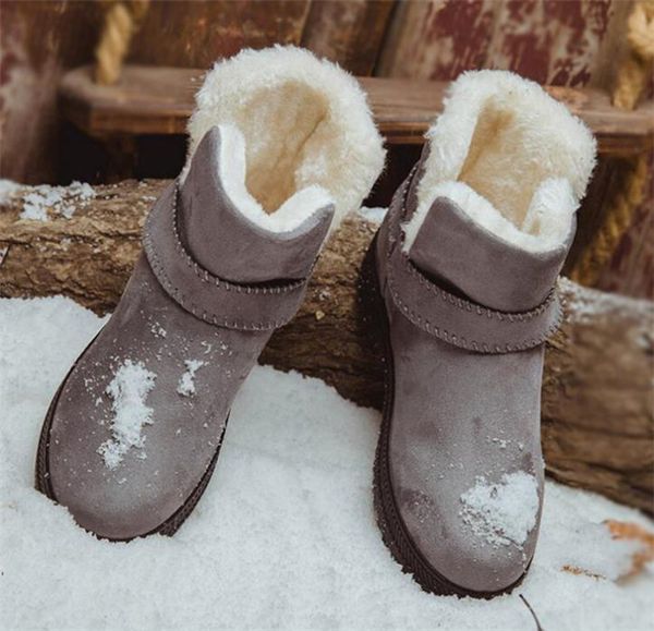

new warm-keeping women's boots, Black