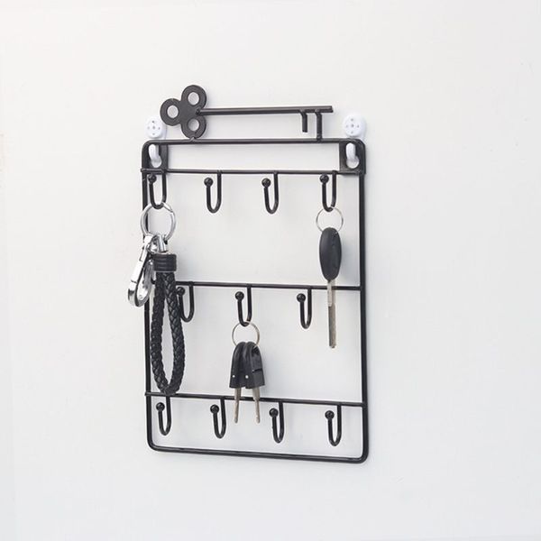 

wall mounted 11 key holder rack organizer pocket for entryway kitchen home office decor
