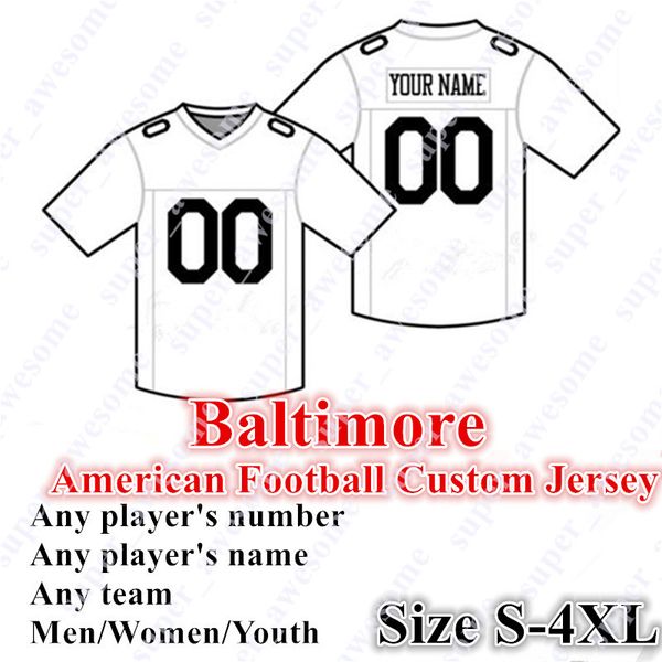 

4xl custom baltimores football jersey 8 jackson 21 ingram ii 29 thomas iii 44 humphrey 99 judon 35 edwards 48 onwuasor 9 tucker 75 ogden, Black;red