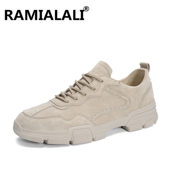 

men's shoes leather men breathable sneakers lightweight england cow leather casual shoes men flats footwear high quality, Black
