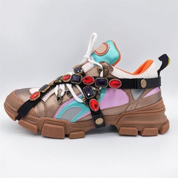 

wholesale 2019 flashtrek sneaker with removable crystals casual shoes,limited mountain climbing lace-up hiking boots athletic sneakers box, Black