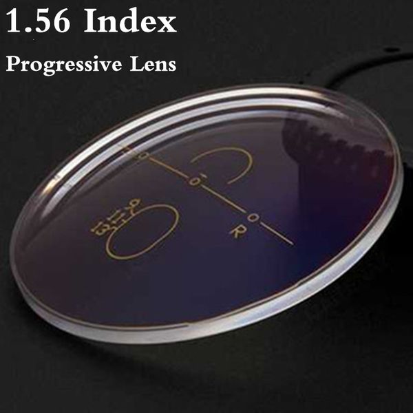

1.56 index aspheric multi focus progressive lens cr-39 prescription myopia presbyopia eye glasses lens anti-radiation rs017