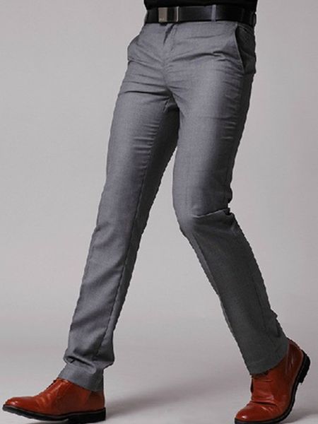 pantaloni da uomo nuovi pantaloni da abito da uomo moda pantaloni da uomo d'affari formali pantaloni da uomo slim fit design pantaloni su misura