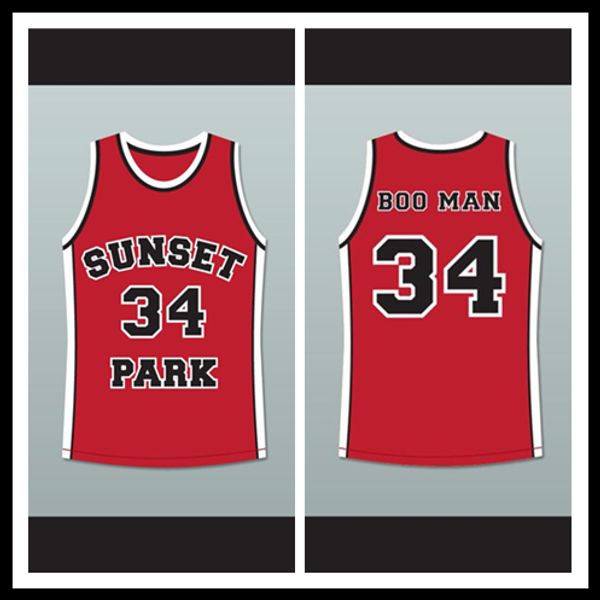 

Player 42 Sunset Park Guy Torry Boo Man 34 Sunset Park Basketball Jersey