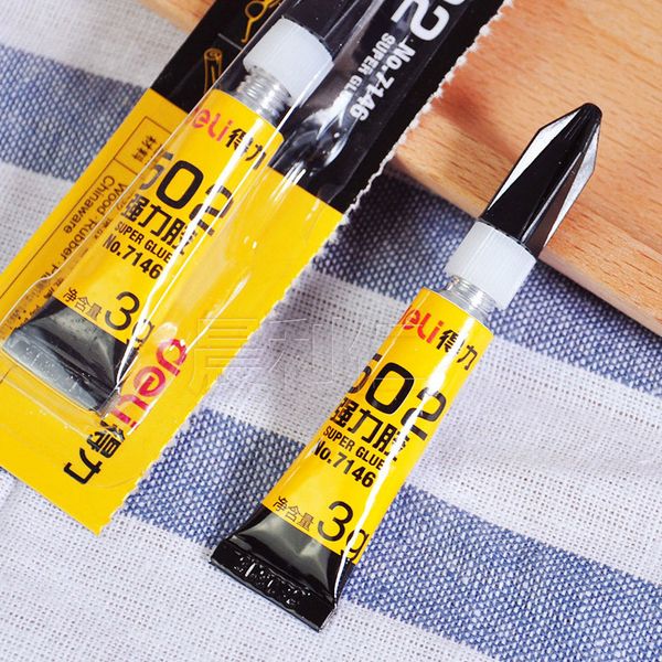 

3g super glue 502 instant quick drying adhesive fast strong bond for leather rubber metal ing