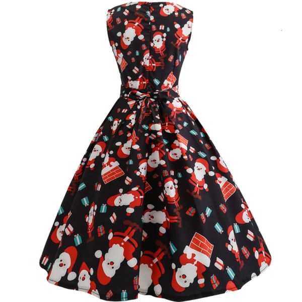 

plus size dresses women clothes knee length clothing women casual dress elegant print dresses a line vintage dress vestidos, Black;gray