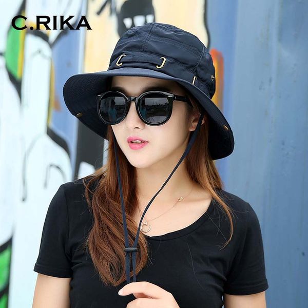 

camping hats for men bucket hat bob outdoor floppy sun hat women wide brim anti-uv fishing hats panama bone caps for men