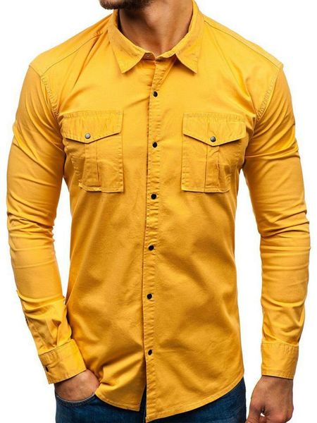 

2019 men dress shirt long sleeve slim brand man shirts designer solid male clothing fit business shirts, White;black