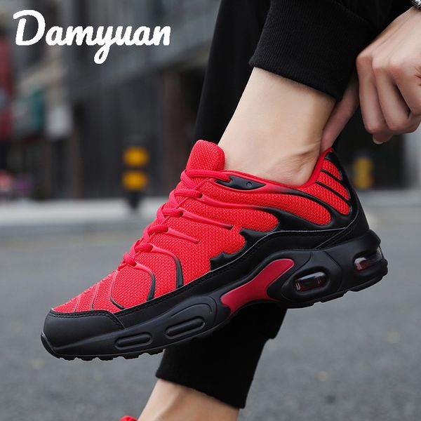 

damyuan 2019 winter new fashion comfortable air cushion men sneakers outdoor walking heightened red running shoes big size 46