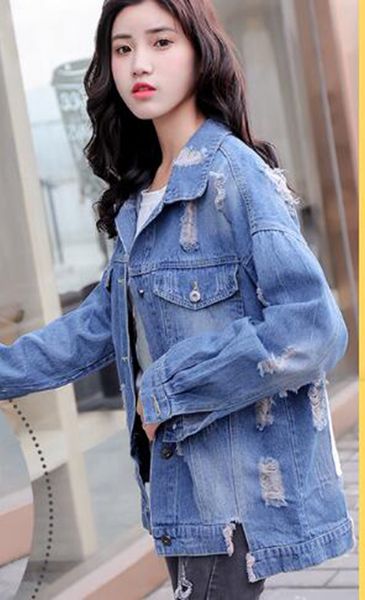 

женщина весна и осень европа и соединенные штаты америки новый стиль тенденция бутик тонкий личность с повседневная молодая ковбойская куртк, Black;brown