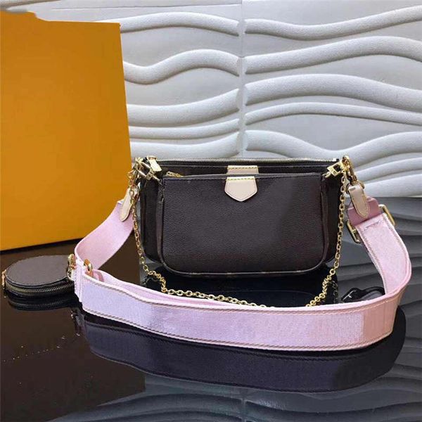 

multi pochette accessoires designer handbags purses three in one set bags crossbody messenger shoulder bags purses