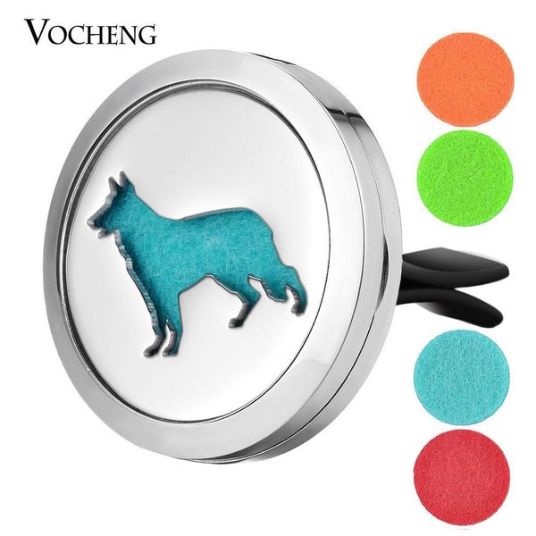 

30mm stainless steel car air freshener essential oil diffuser locket jewelry animal without felt pads va-503, Silver